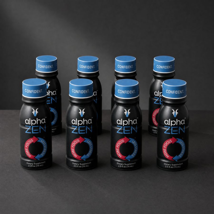 Eight Alpha Zen bottles